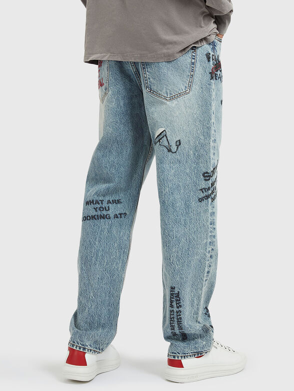 CARPENTER jeans with accent print - 2