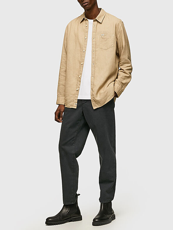 PARKER shirt in linen blend - 2