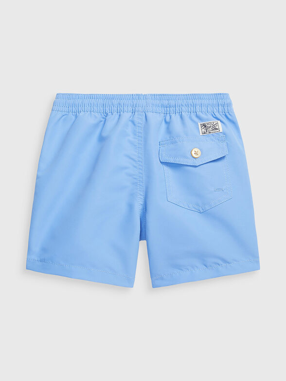 Blue swimsuit with pocket - 2
