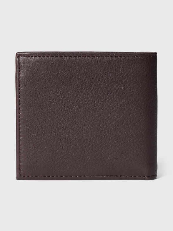 Dark brown leather wallet - 2