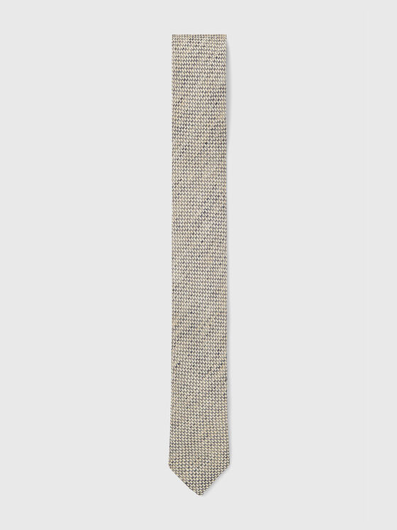 Tie in beige colour - 1