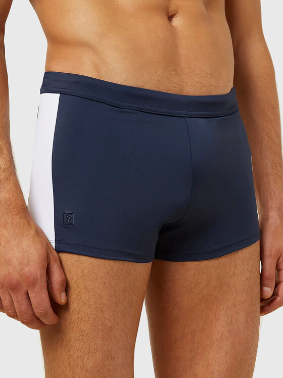 PASSEPARTOUT swim trunks in black - 1