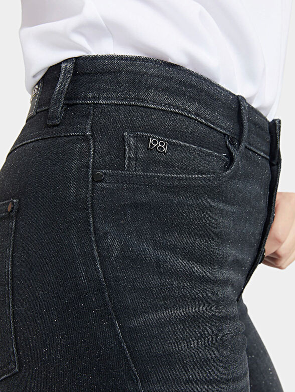 Skinny jeans with glitter - 4