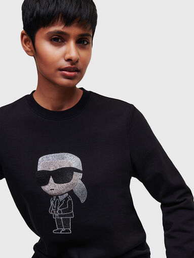 IKONIK 2.0 KARL sweatshirt with applied rhinestones - 5