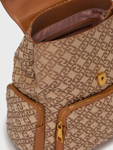 Backpack with monogram print - 5