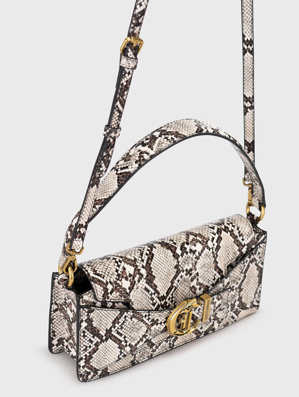 Crossbody bag with animal print and texture - 5