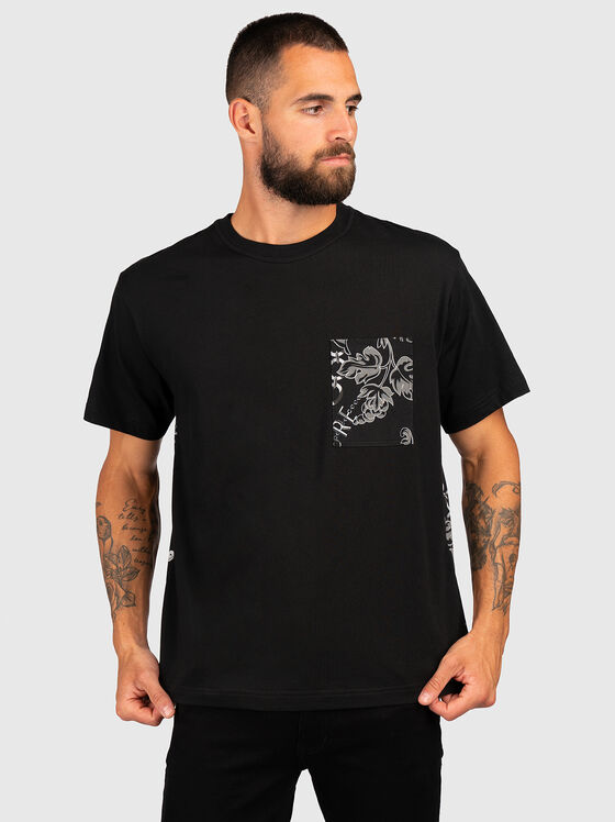 Back-print cotton T-shirt  - 1