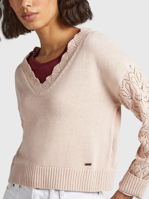 DAMARA sweater with openwork embroidery - 4