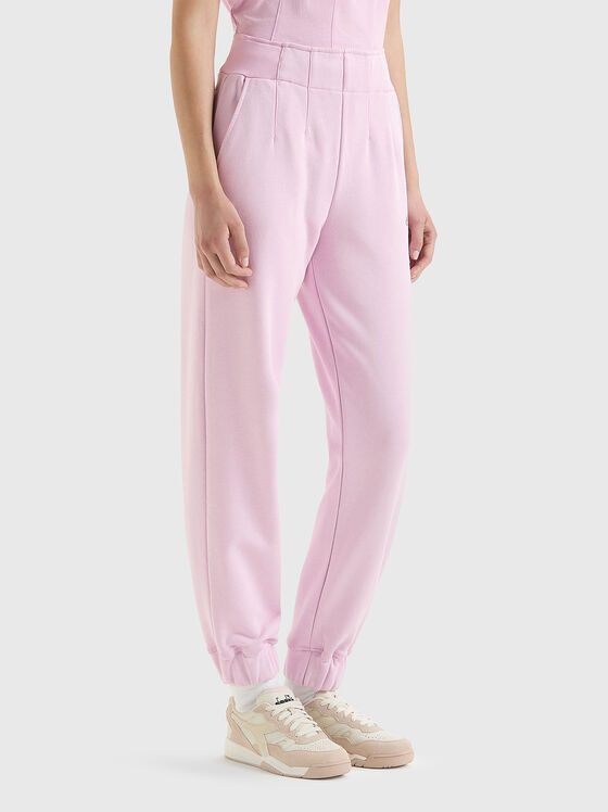 Pantaloni sport roz - 1
