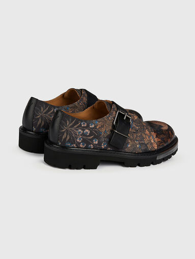 Derby shoes with floral print - 3