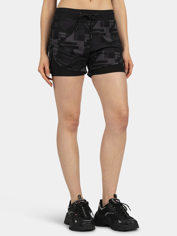 RAKOW sports shorts with print - 1