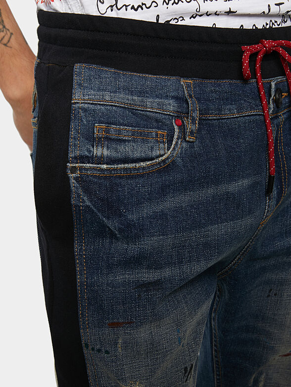 Jeans with textile details - 4