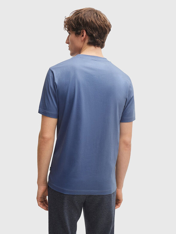 TIBURT blue cotton T-shirt - 3