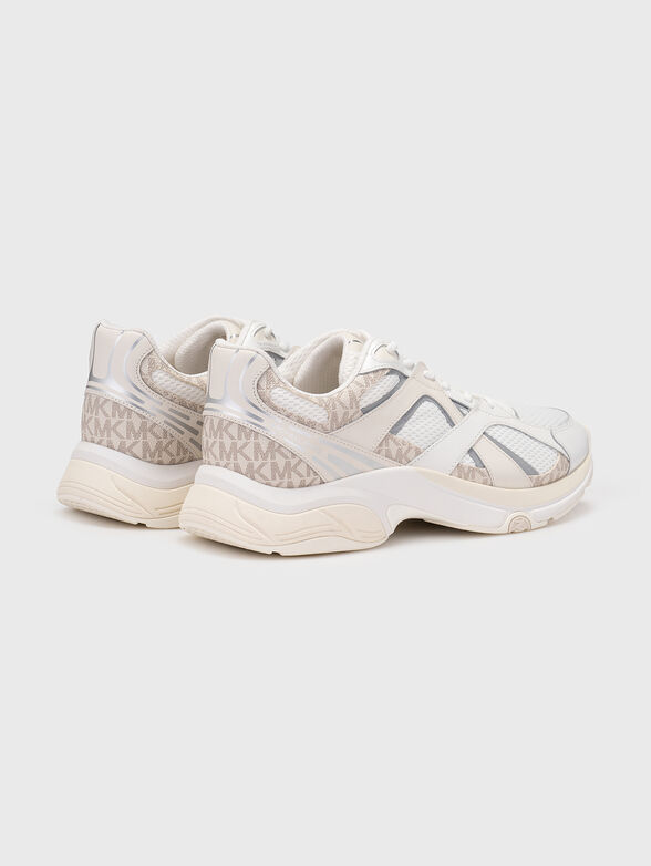 LEO leather and textile sneakers - 3