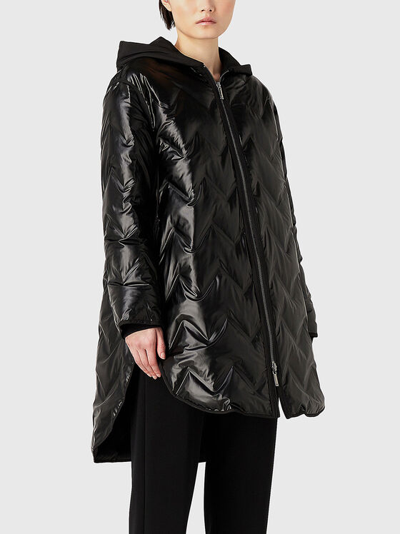 Double faced jacket with quilted effect - 1