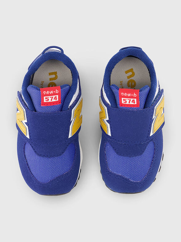 574 sneakers with contrast logo - 6