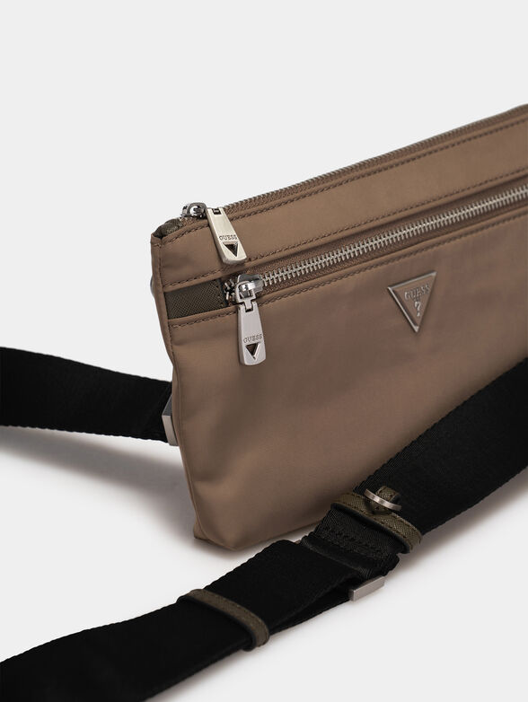 CERTOSA bag in brown color with logo detail - 5