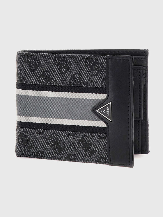 Portofel cu detaliu logo monogramat - 1