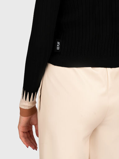 Wool blend cropped cardigan - 5