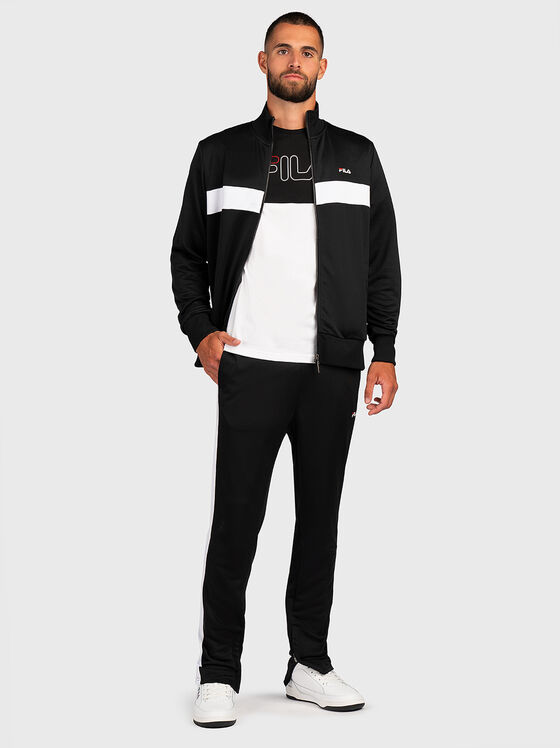 Tricou din bumbac JADON cu logo - 2