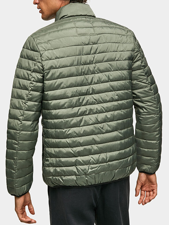 CONNEL green jacket with quilted effect - 3