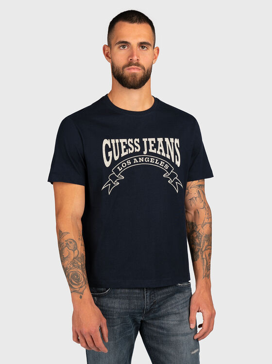Tricou din bumbac cu logo imprimat - 1