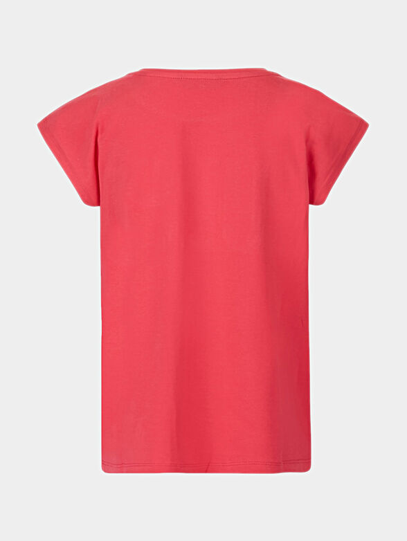 Black T-shirt with rhinestones - 2