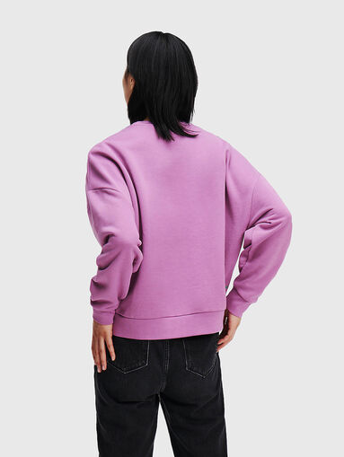 Sweatshirt with contrast art print - 3