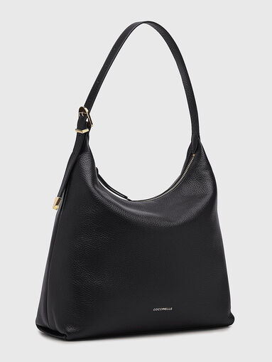 Leather bag with golden accents - 3