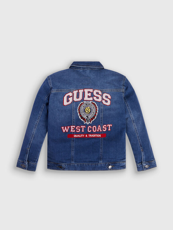 Denim jacket with patches and embroidery - 2