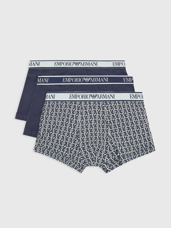 Set of three trunks with logo accent - 1