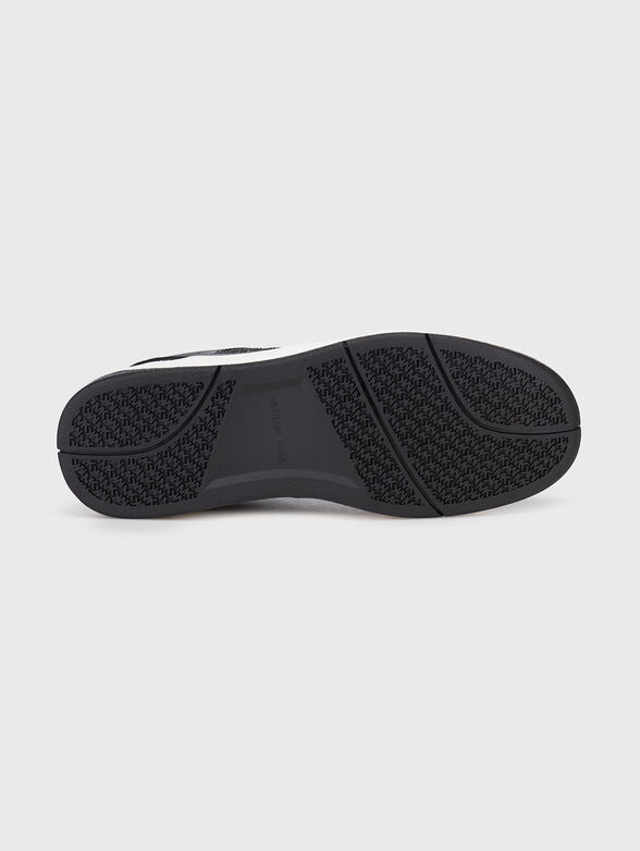 Black sneakers with rhinestones - 5