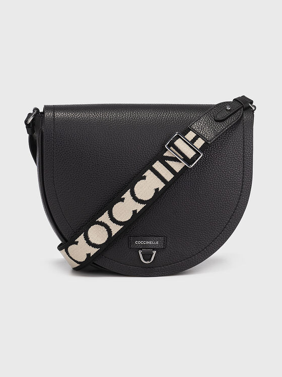 Crossbody bag with grainy texture - 1