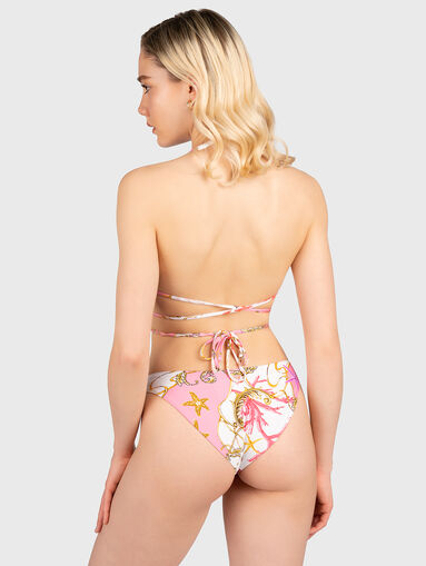Bikini top with floral print - 3