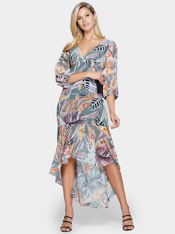 Rochie lunga asimetrica DESERT PALM - 1
