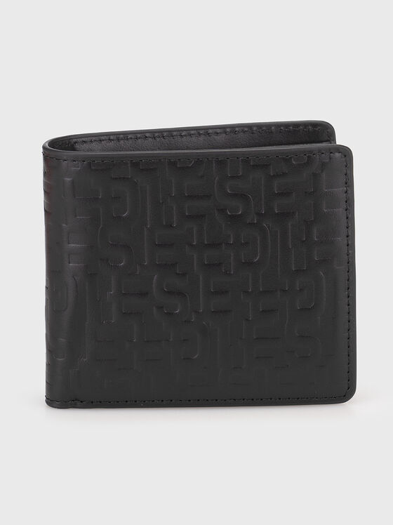 Black leather wallet - 1