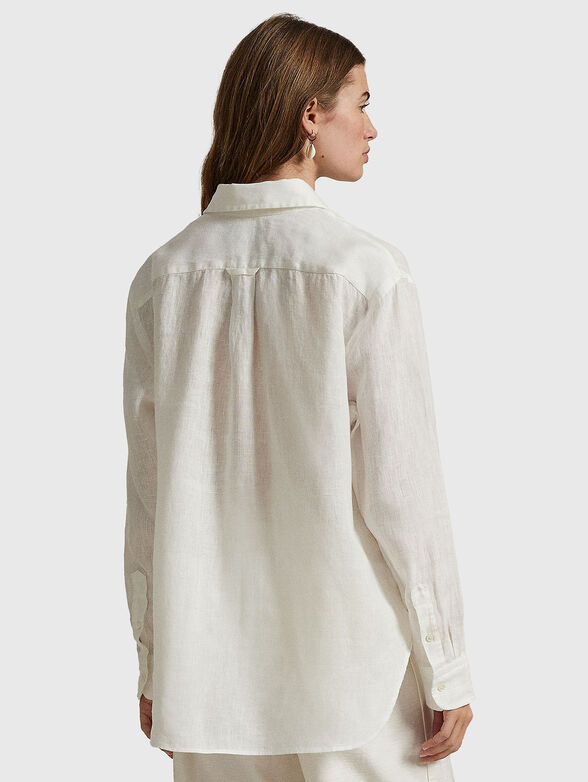 Oversized linen shirt - 3