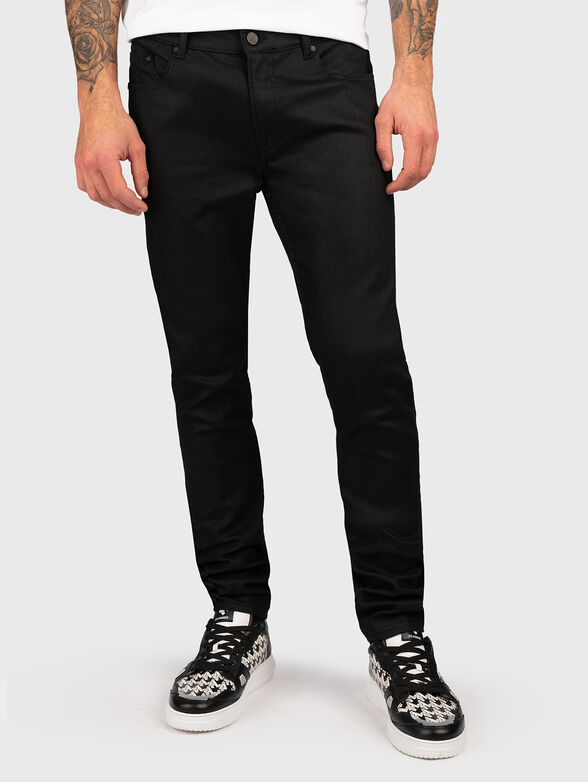 Slim jeans in black color - 1