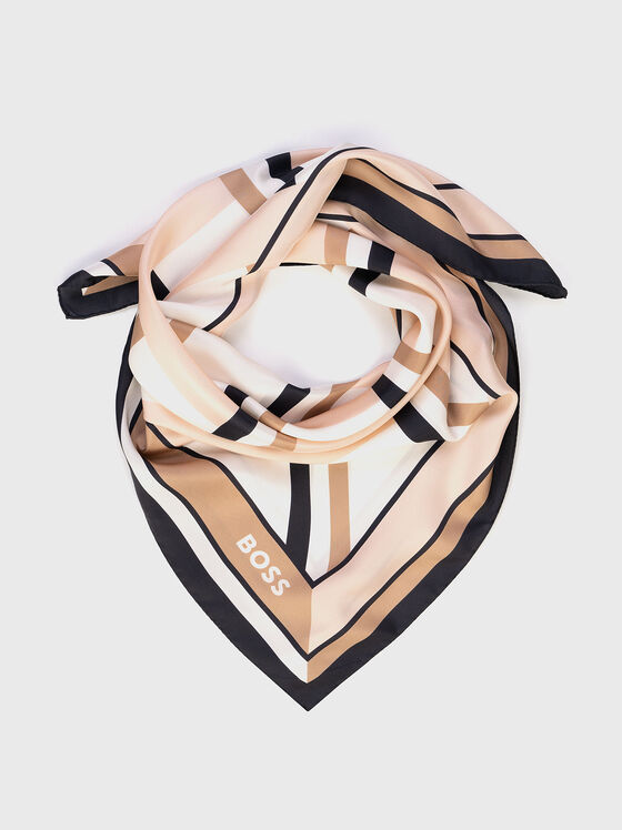 Square silk scarf - 1