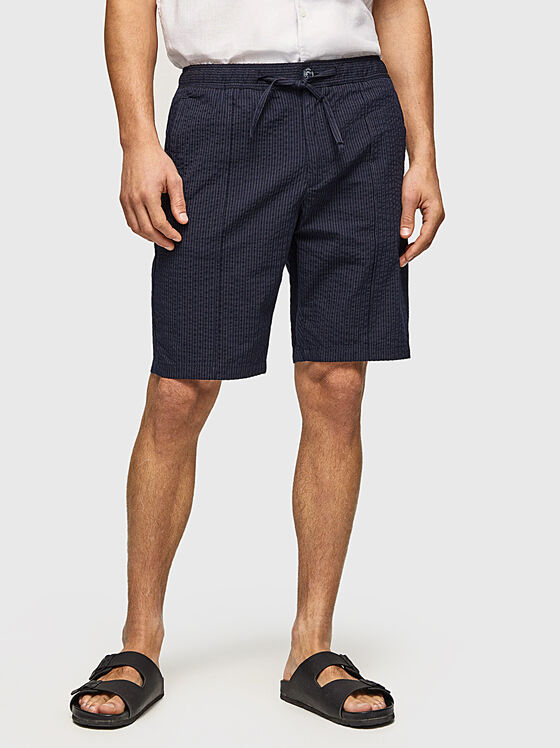 CASTLE striped shorts - 1