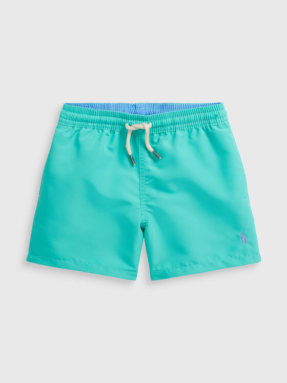 Green swimsuit with pocket - 1