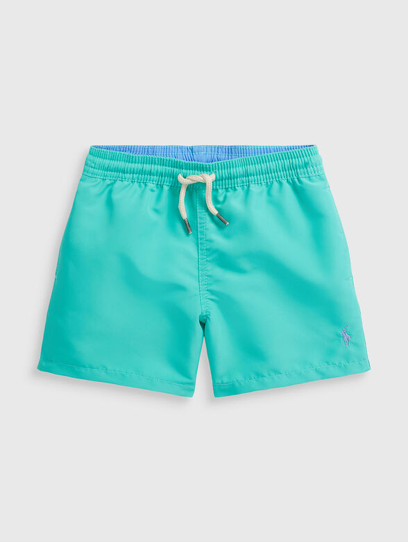Green swimsuit with pocket - 1