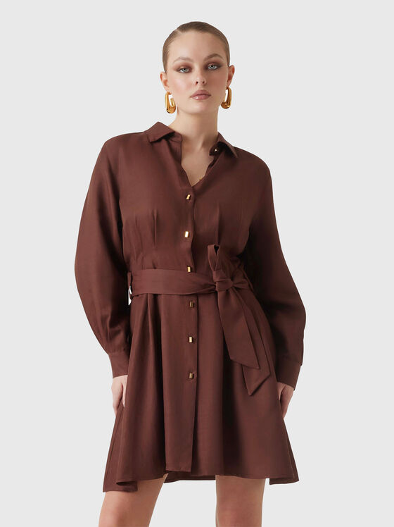 Mini rochie GRETA cu mâneci lungi - 1