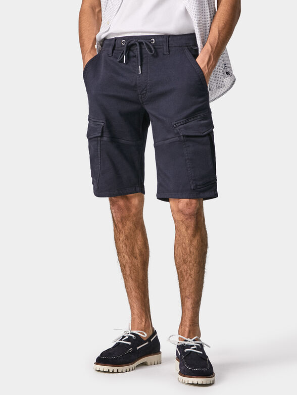JARED dark blue shorts with cargo pockets - 1