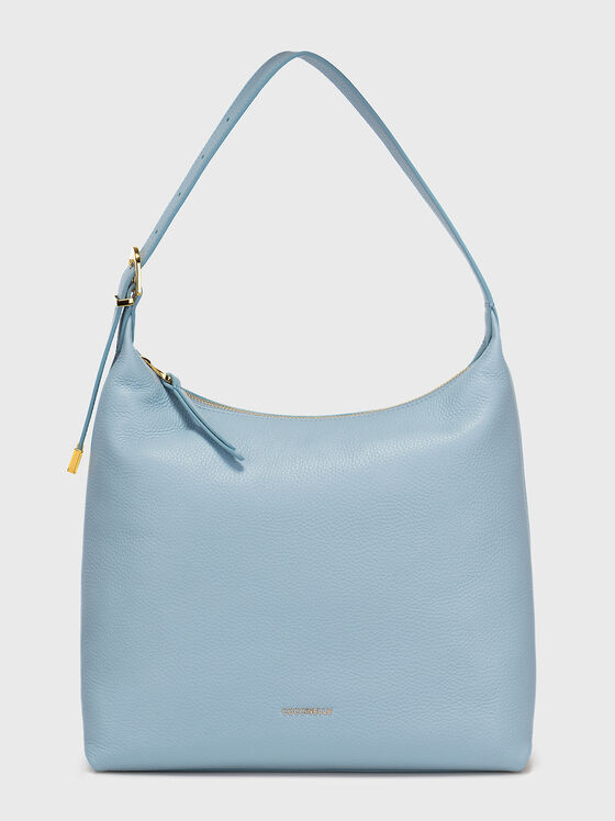 Leather bag with golden accents - 1