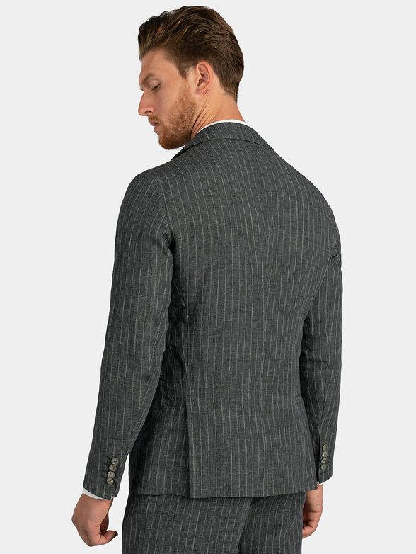 Linen grey jacket - 3