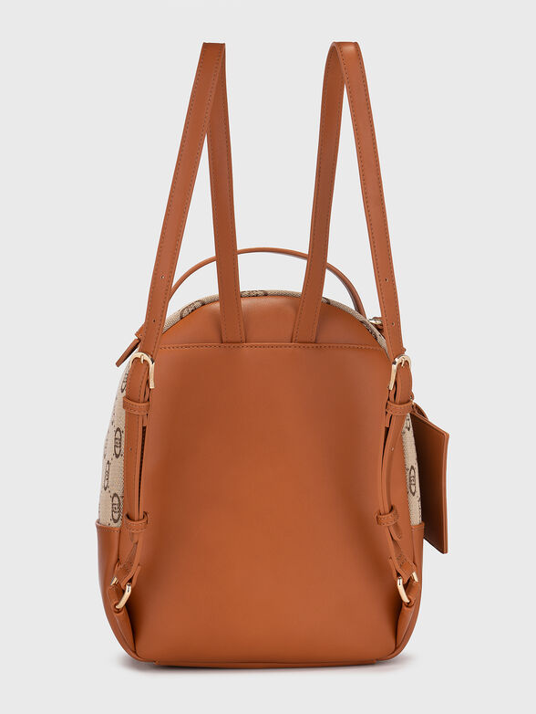 Backpack with monogram logo and small wallet - 2
