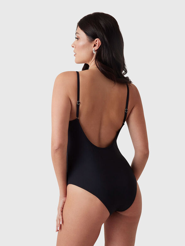 One piece swimsuit with 4G logo rhinestones - 2