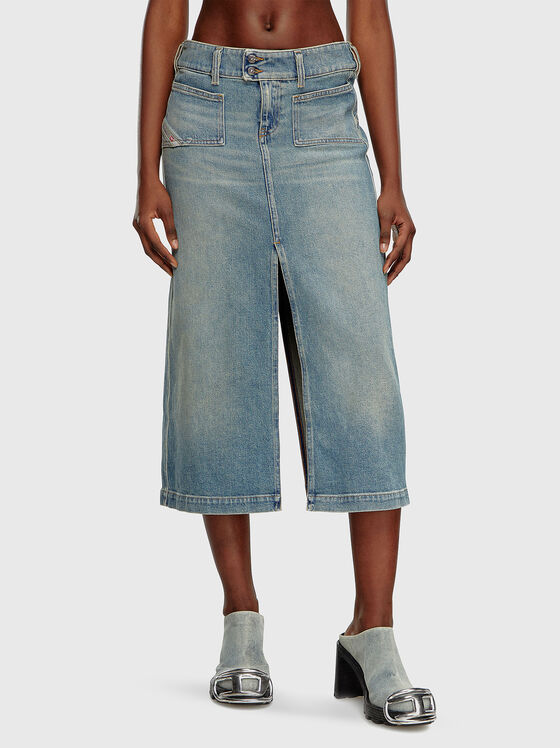 Fustă midi din denim DE-HUSH-MID - 1