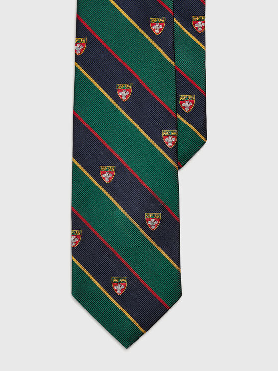 Monogram print tie - 1